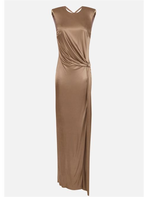 RED CARPET DRESS ELISABETTA FRANCHI | ABR2461E2229 argilla